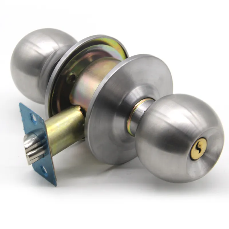 Cylindrical Stainless Steel Door Knob | Durable and Stylish Hardware