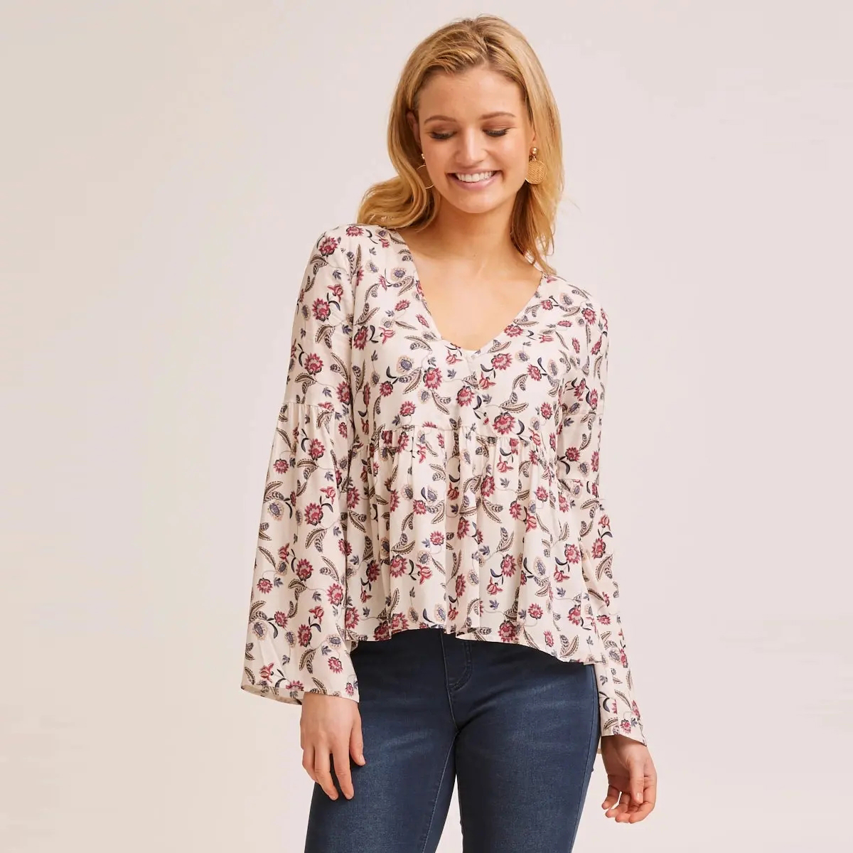 Floral Print Maternity Top For Ladies (2)