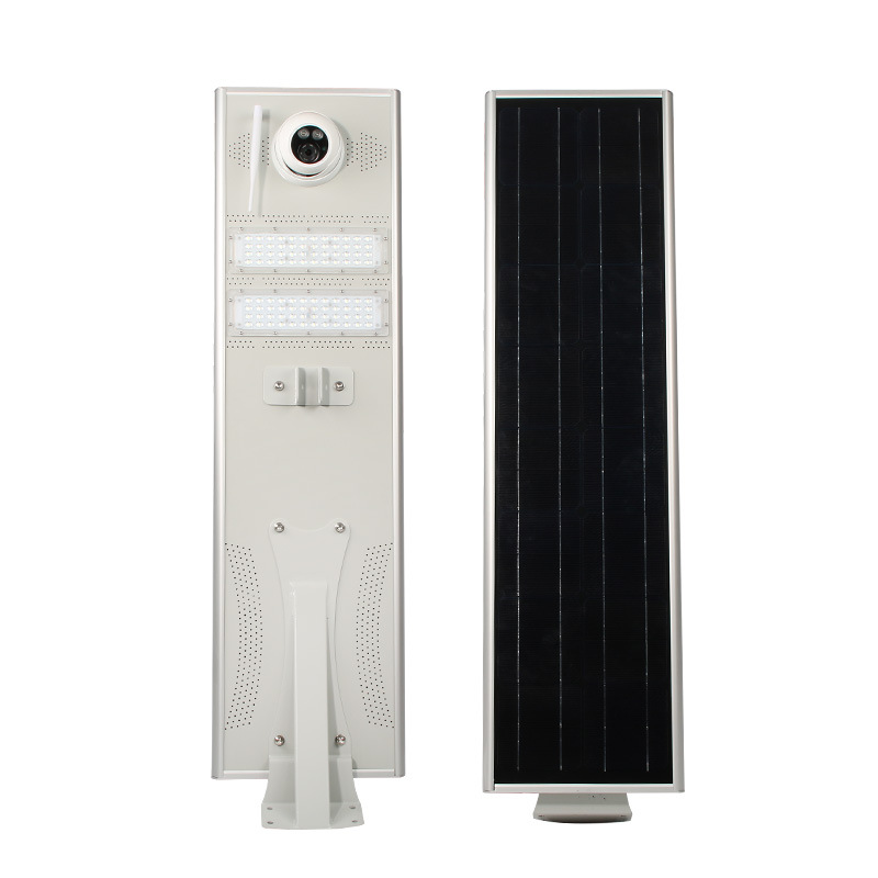 Autex High Lumen Smart 80W integró todo en una farola solar LED con cámara CCTV