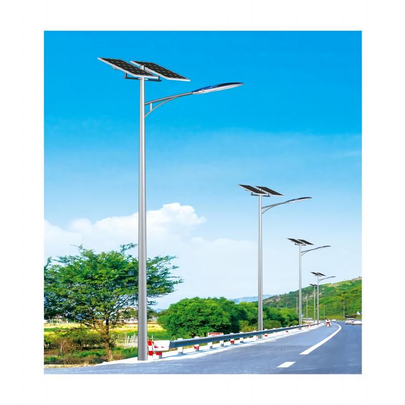 Lampione stradale solare diviso da 12M 120W ad alta potenza