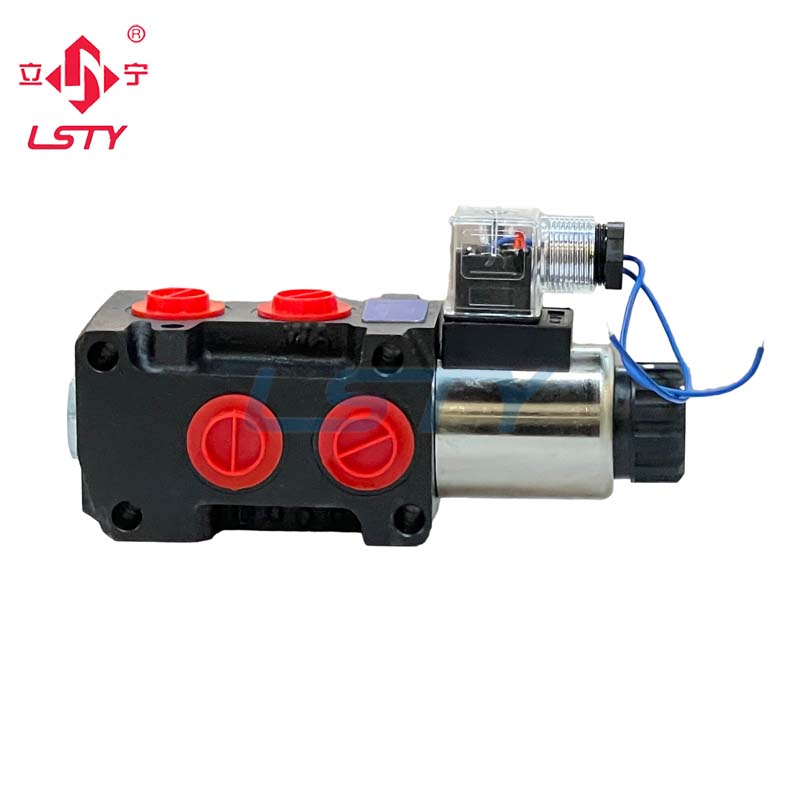 Professional China lsty 18 Gpm DC 24V Max Pressure 200 Bar Hydraulic Solenoid Diverter Valve