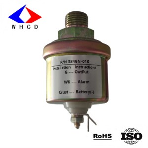 P-N 3846N-010 M16*1.5 Diesel Engine Oil Pressure Sensor with Alarm