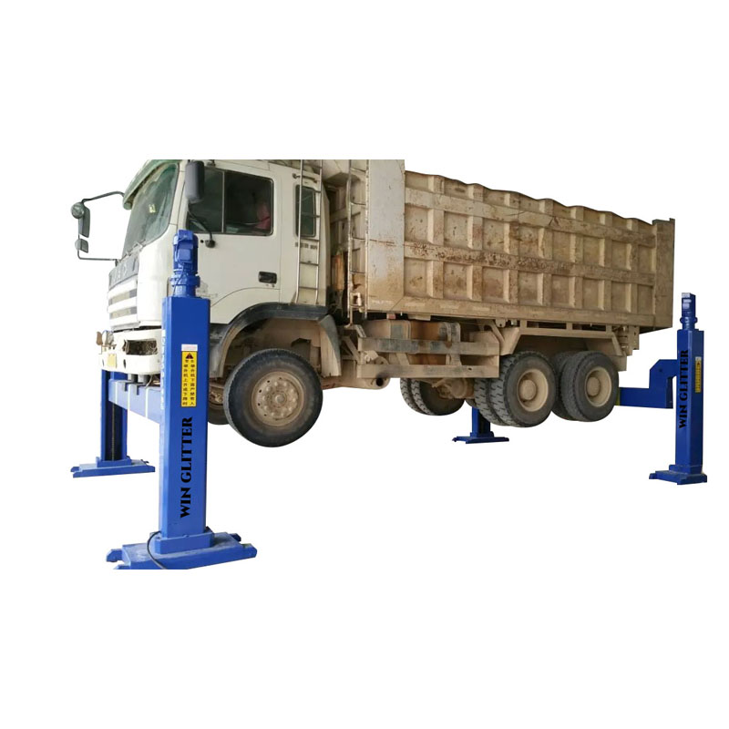 YQJJ20/30/40-4B movable four Post Car Lift jacks 20000kgs load automotive truck lift Featured Image