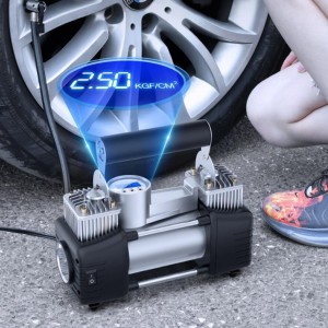 Y-T042 high quality Digital display wireless 4 to 1 car vaccum cleaner and air pump
