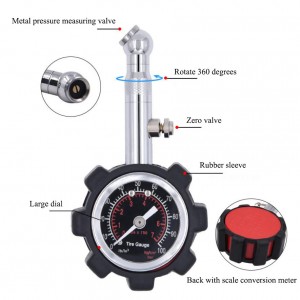 Y-T026 Mechanical tire pressure gauge Tire pressure gauge for automobiles