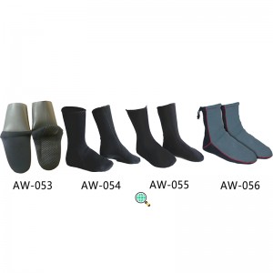 NHigh quality 3mm,5mm,7mm CR/SBR/SCR neoprene adult Man and Women diving socks