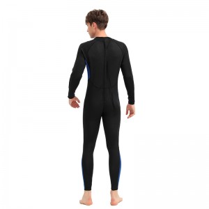 Kualitas tinggi CR neoprene dengan kain nilon lengan panjang 3mm mens full wetsuit