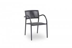 Manufacturer of Bistro Rope Chair - Aluminum-hand woven Bistro Set(AV-T23) – JUNJING
