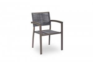 China Gold Supplier for Textilene Chair - Aluminum-hand woven Table Set(AV-T72) – JUNJING