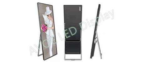 Poster LED Display, Portable LED Poster Board Full Color for exhibitions, Airports,Stations