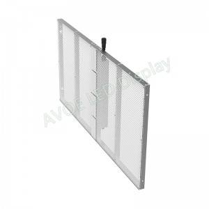China Transparent LED Display Screen for Commercial Advertising/Building Curtain Wall with Nova Control System