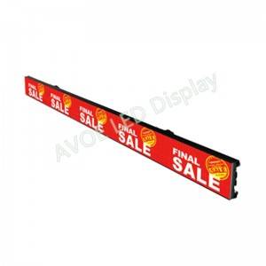 Discount Price China 49.5inch Supermarket Ultra Wide Monitor Shelf Edge Stretched Bar LCD Screen Advertising Display