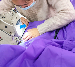 Swim Parka Waterproof Changing Robe in production