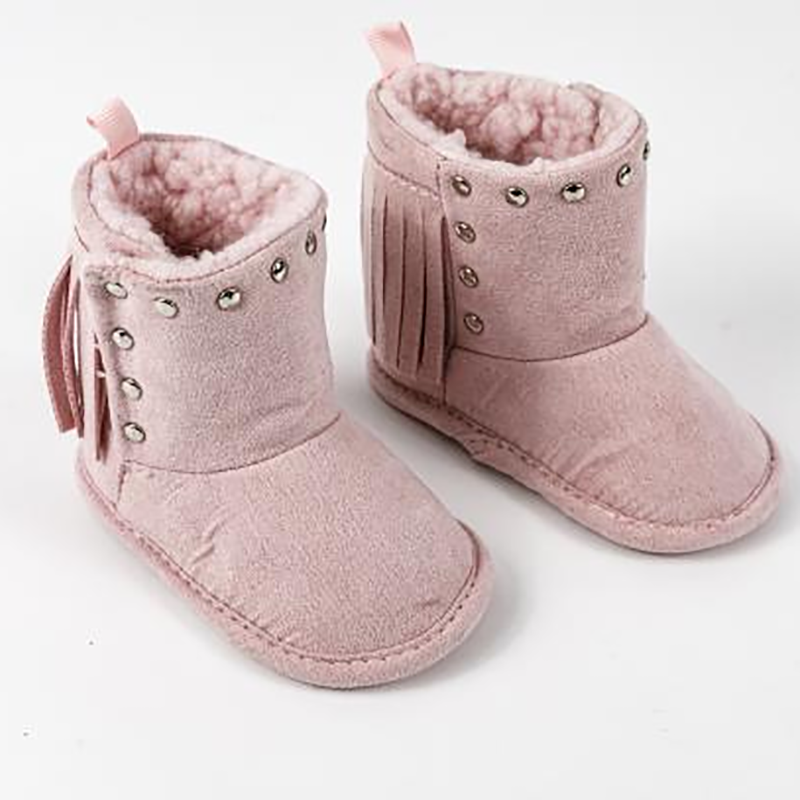 Winter Warm Small Cute Soft Fluffy Baby House Girl Boots Shoes