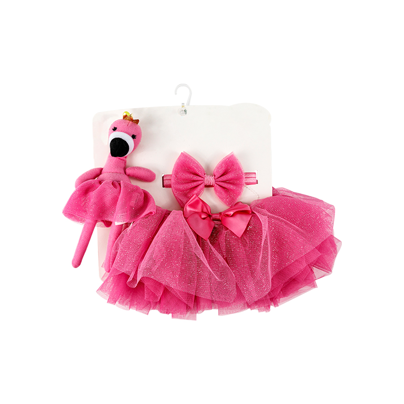 Headband+Tutu +Doll Outfits Set For Baby Girls