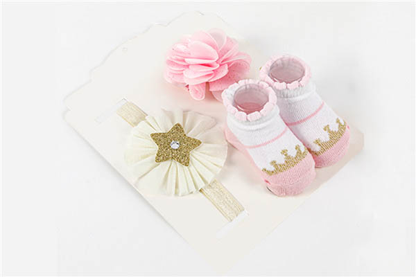 Headband & Socks Set Gift For Baby