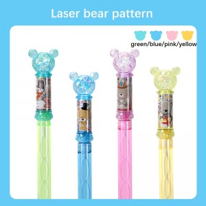 4 Colors 5 Holes Bubble Wands for Summer Toy