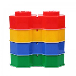 Children’s educational toys can stack large blocks