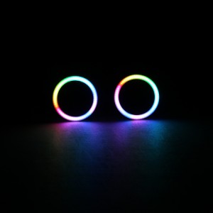 RGB chasing diffuse tiny led halo ring led angel eyes for car headlights
