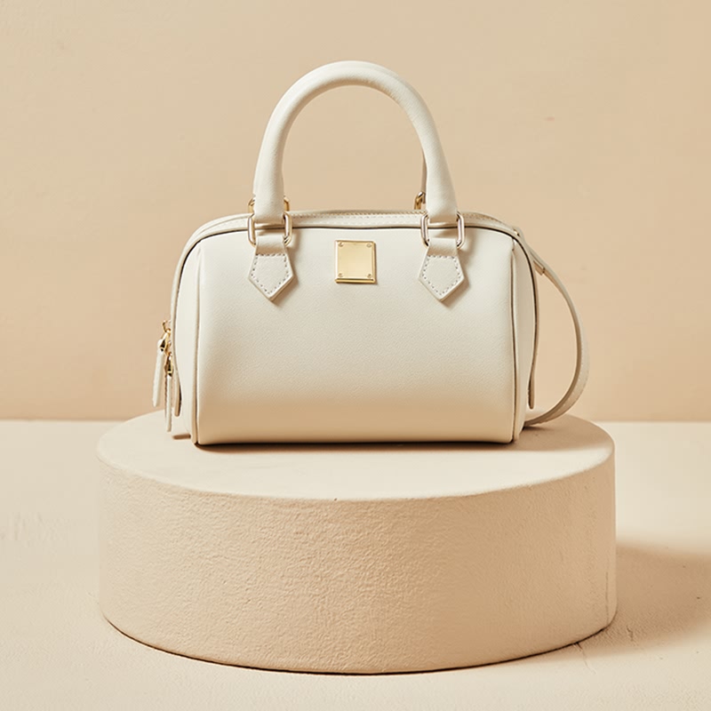 Handbag Factory –  Custom Small Cute Leather Women Boston Bag Satchel Handbag Purse – Champion