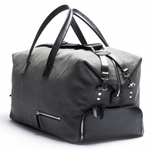 Custom Waxed Canvas Leather Travel Duffle Weekender Bag Manufacturer