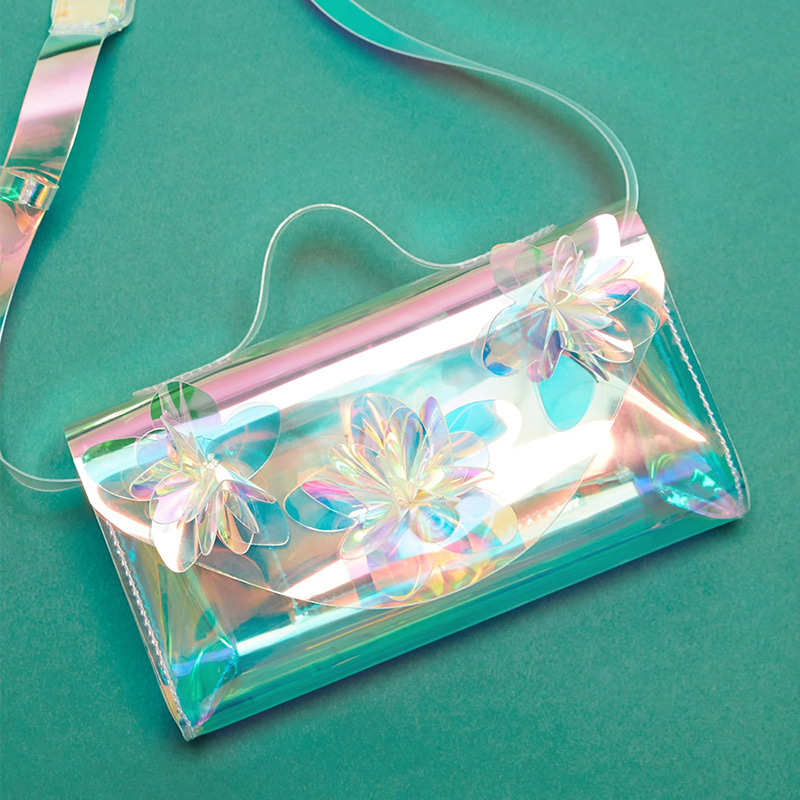 Kids Overnight Bags Manufacturers –  Custom Hologram TPU Fashion Kids Crossbody Bag For Girls Manufacturer – Champion