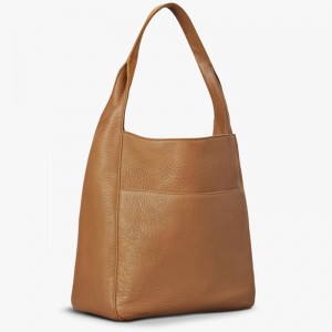 Custom Pebble Leather Handbag Women Hobo Shoulder Bag