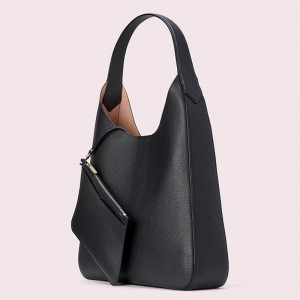 Custom Pebble Leather Women Large Hobo Bag Shoulder Handbag Purse