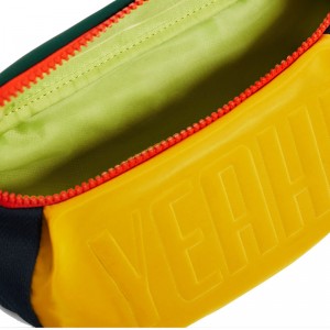 Custom Yellow Fabric Fashion Kids Fanny Pack Belt Bag Manufacturer