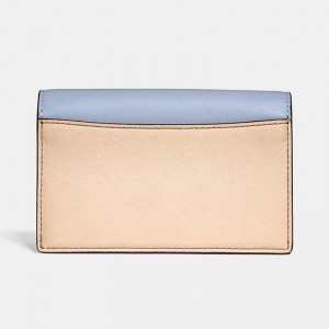 Custom Pink Smooth Leather Women Card Case Holder Wallet  Manufacturer