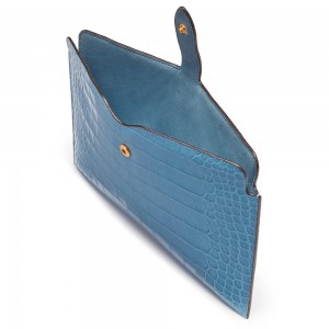 Custom Croc Leather Slim Laptop Case Tablet Sleeve Pouch Manufacturer