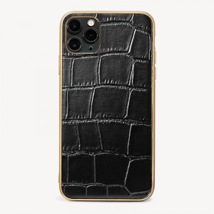 Custom Luxury Croc Real Leather iPhone Case Cover Manufacturer
