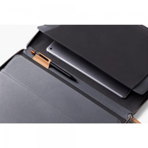 Custom Luxury A4 Leather Office Work Folio File Organizer Manufacturer