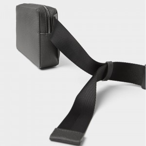 Custom Texture Leather Waist Belt Bag Fanny Pack Manufacturer