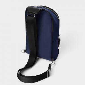 Custom Nylon Mens Crossbody Chest Bag One Shoulder Backpack Manufacturer