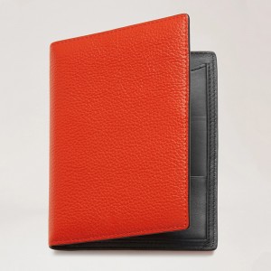Custom Soft Pebble Leather Passport Holder Cover Wallet
