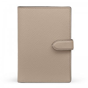 Custom Pink Saffiano Leather Passport Holder Cover Manufacturer