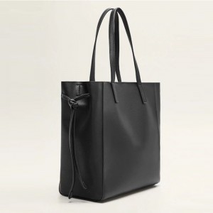 OEM Private Logo Black Women Tote Shoulder Bag Supplier