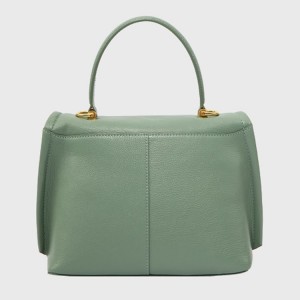 Custom Women Genuine Pebble Leather Office Satchel Handbag