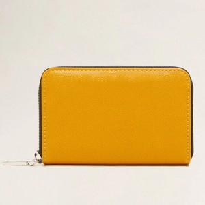 Custom Crossgrain Leather Zip Wallet Purse For Women Manufacturer