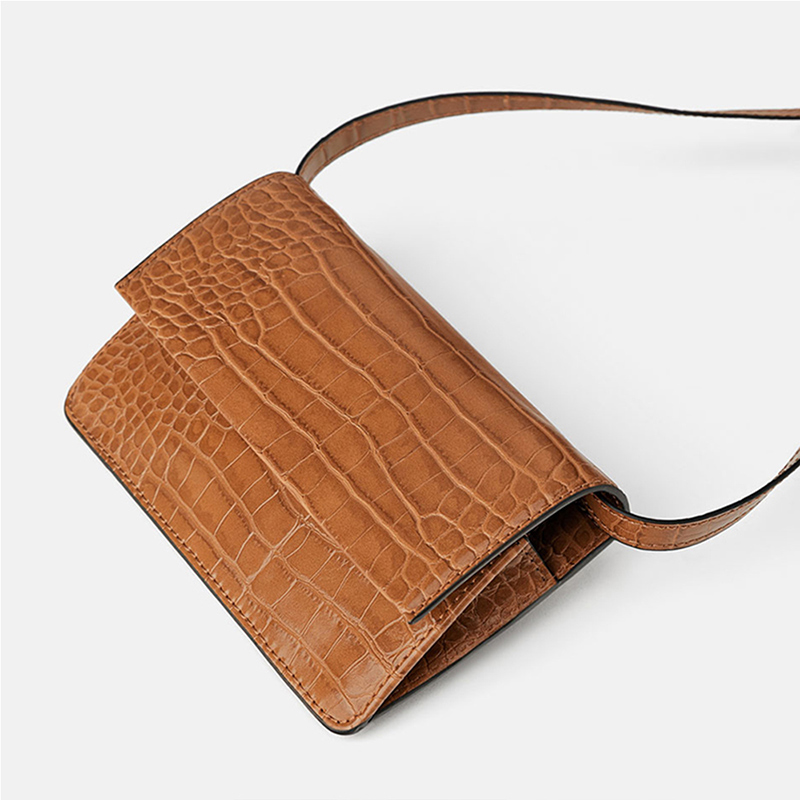 Embossed Textured Faux Leather Fanny Pack Belt bag / Crossbody / Shoulder  Purse