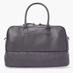 Custom Fashion Leather Women Multi Compartment Weekender Bag Manufacturer