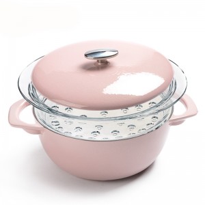 Cast iron high-end type enamel casserole dish pot