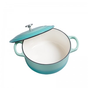 Free sample for China Wholesale Enamel Cookware Set Insulated Food Warmer Cast Iron Casserole