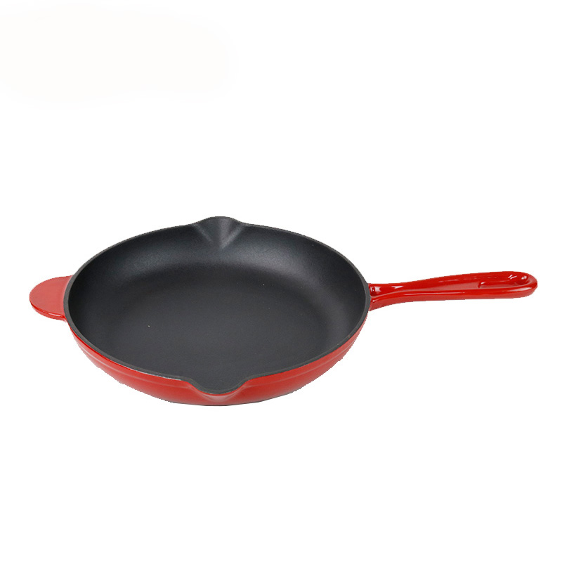 High Quality Double Side Cast Iron Frying Pan - 10.5/12inch cast iron enameled sauce pan – Baichu