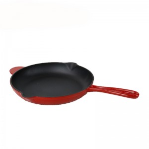 10.5/12inch cast iron enameled sauce pan