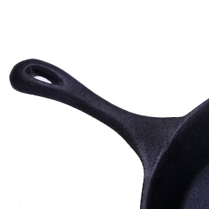 11.5” Cast iron preseasoned round shape fry pan skillet