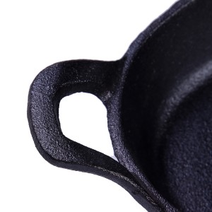 Cast iron fry pan set with two handle 8.5/9.5 inch