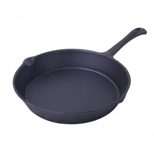 Cast iron fry pan set with long handle 6/8/10” inch