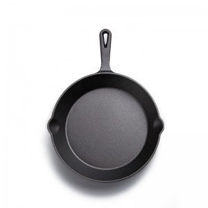 cast iron pre-seasoned kitchen cooking ware non stick skillet frying pans